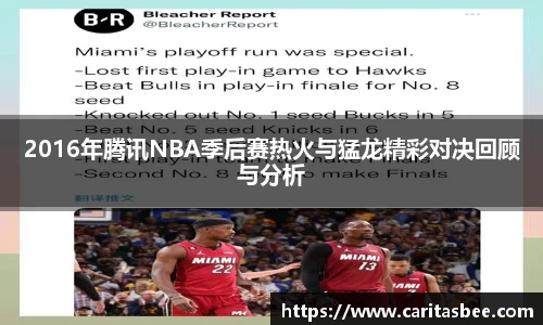 2016年腾讯NBA季后赛热火与猛龙精彩对决回顾与分析